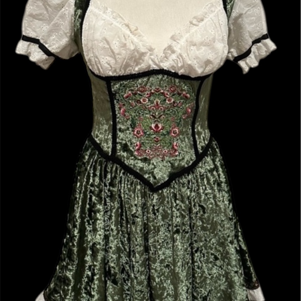Dolls Kill Octoberfest Bavarian Maiden Costume Sample Size Small